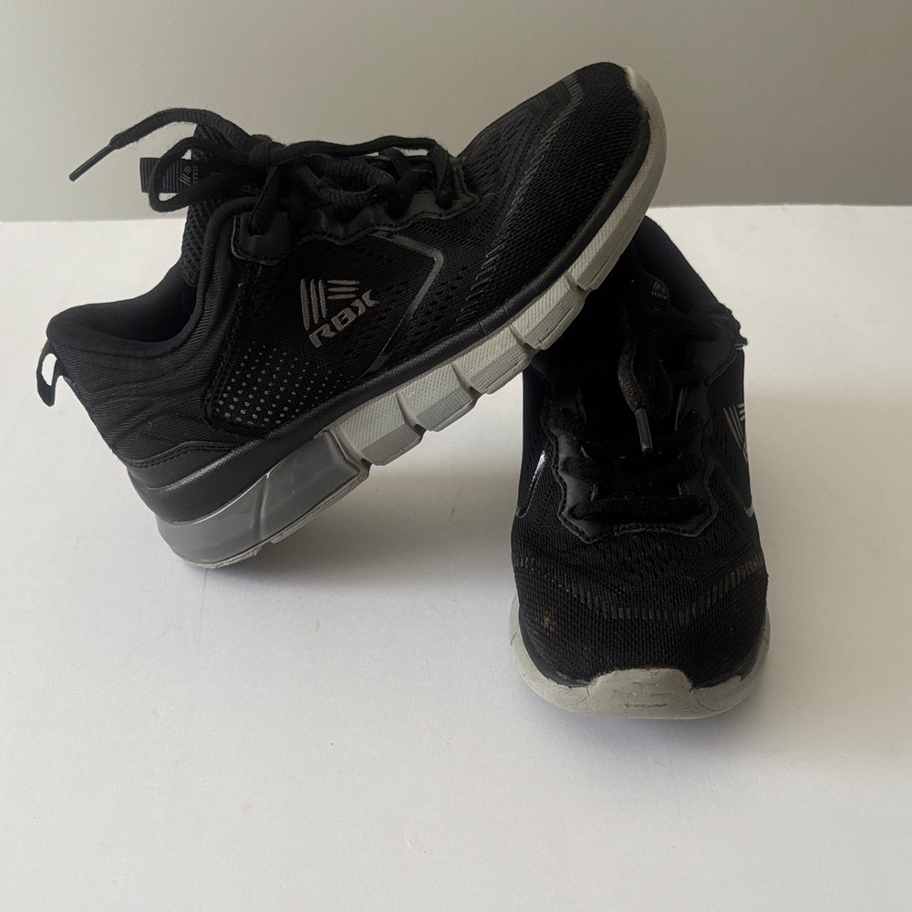 RBX Kids Black and Gray Sneakers